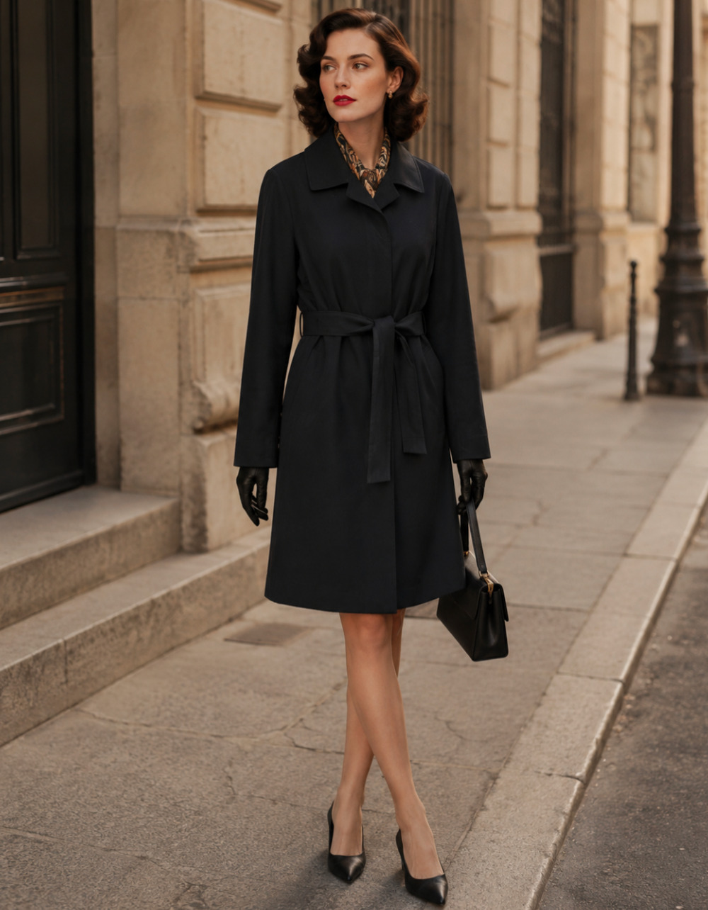 Vintage Burberry London Black Trench Coat Removable Wool Liner Size 14